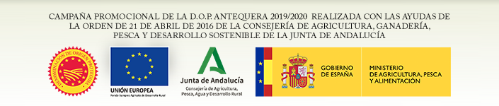 Campaña promocional de la D.O.P. Antequera 2019/2020 realizada con las ayudas de la orden de 21 de abril de 2016 de la Consejería de Agricultura, Ganadería, Pesca y Desarrollo Sostenible de la Junta de Andalucía